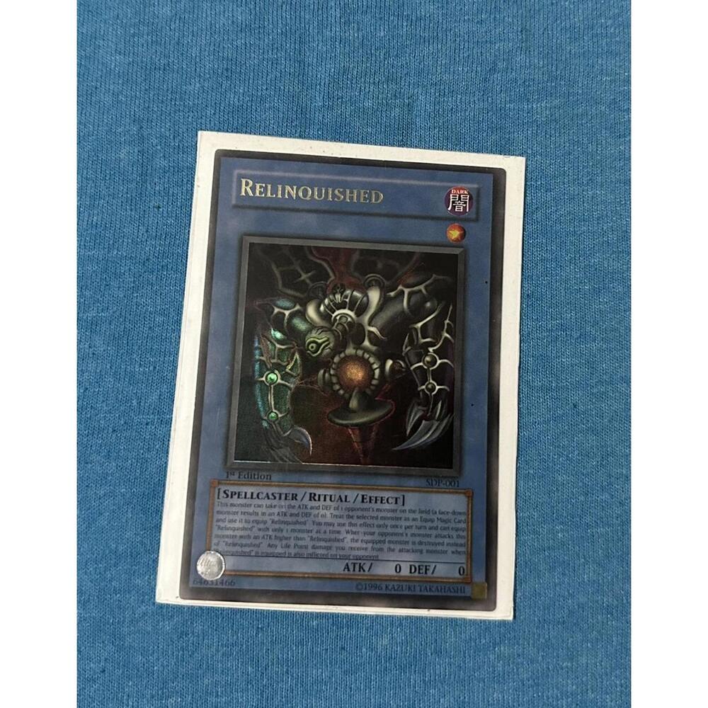 Yu-Gi-Oh - Relinquished - 1st Edition Holographic Card - SDP-001 RARE